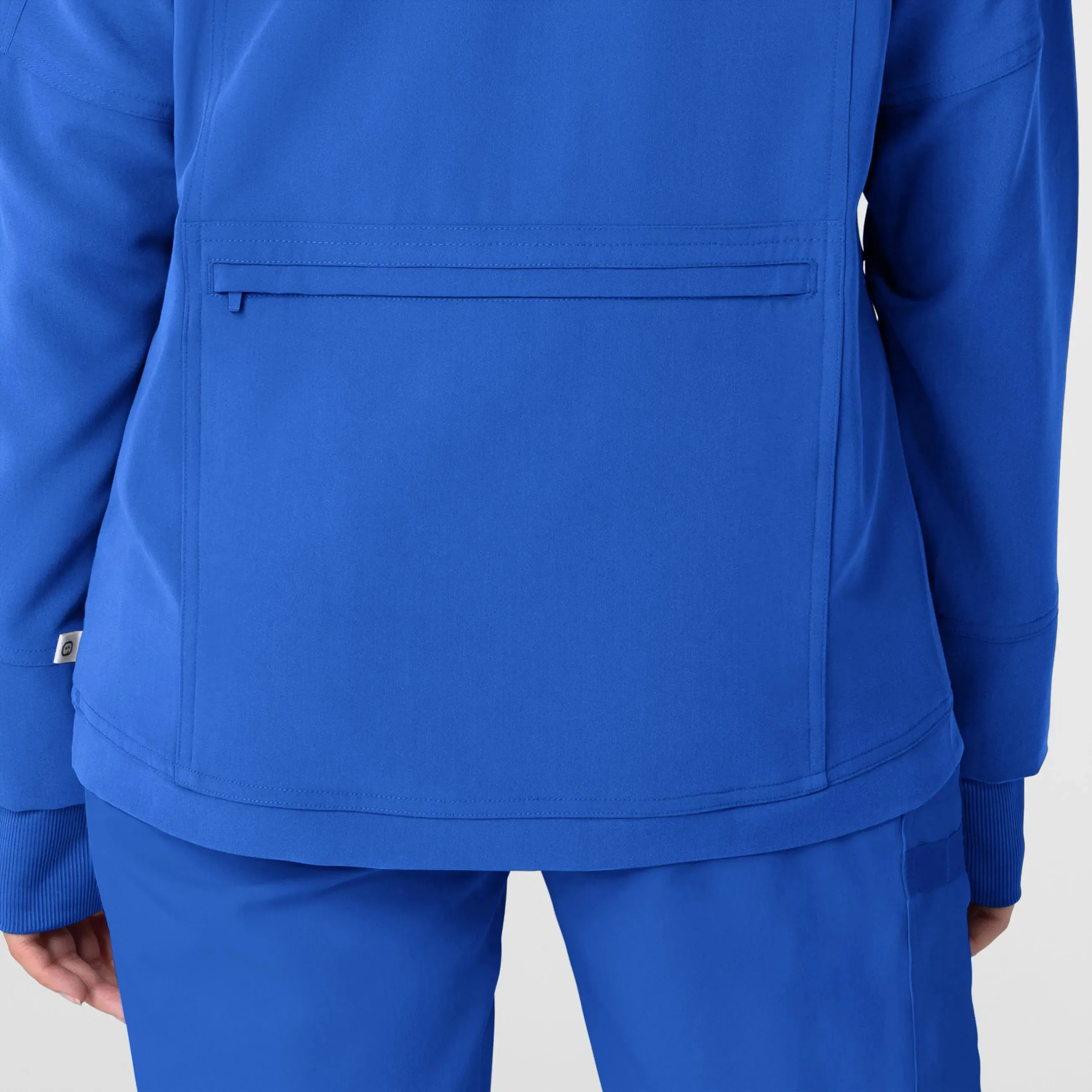 Wink Women's Germs Happen Packable Scrub Jacket - Royal Blue