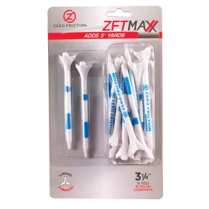 ZF MAXX 3-PRONG 3-1/4" TEES - 18 PACK