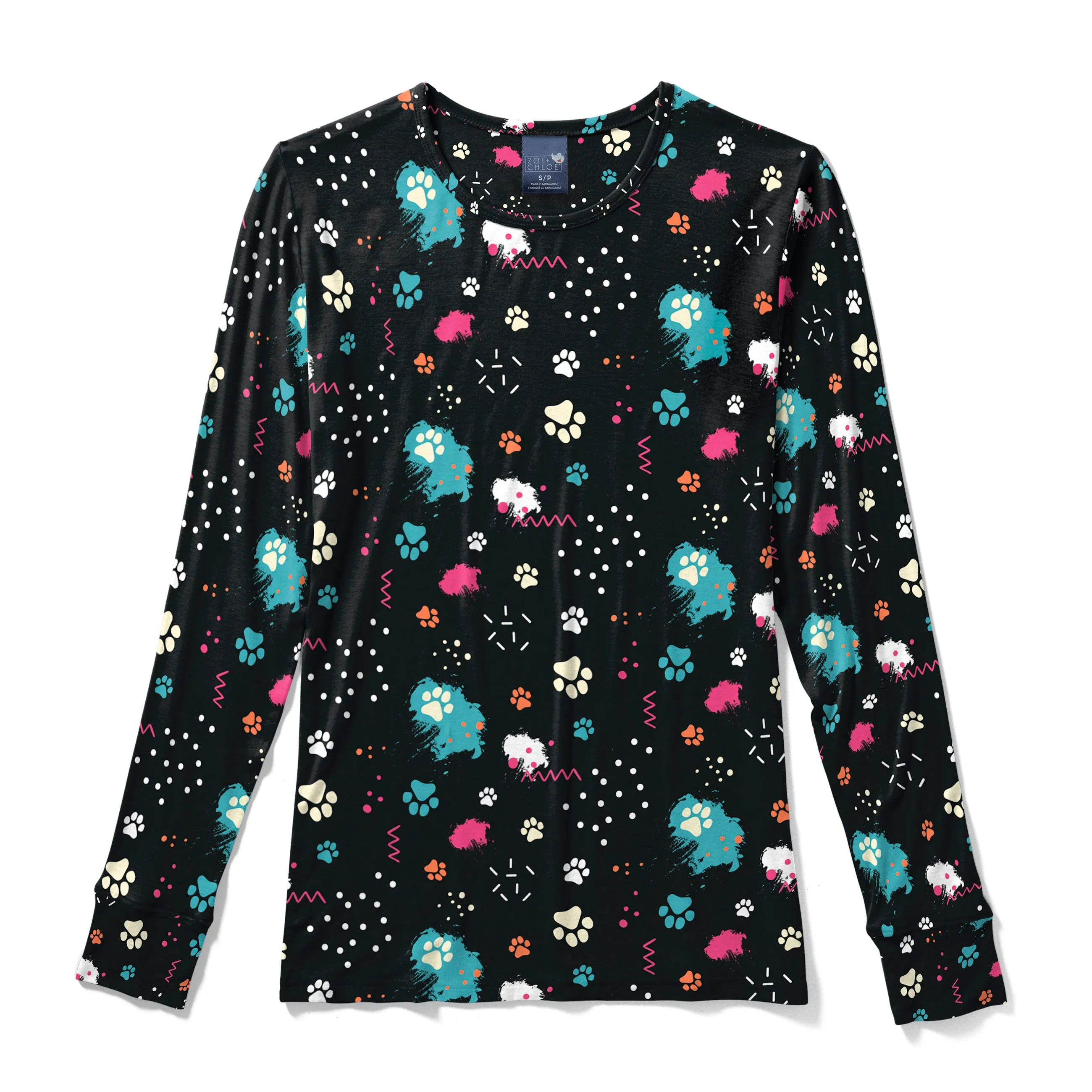 Zoe Chloe Silky Print Tee - Pawp Star